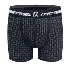 Desenli Lacivert Erkek Boxer XXL