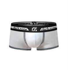 Biyeli Beyaz Erkek Boxer