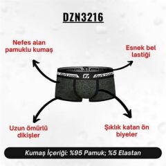 Biyeli Kurukafa Desenli Erkek Boxer