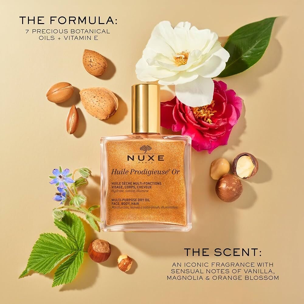 Nuxe Huile Prodigieuse Or - Çok Amaçlı Işıltılı Kuru Yağ 100ml 1