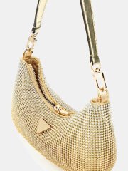 Zalina Rhinestone Mini Shoulder Bag