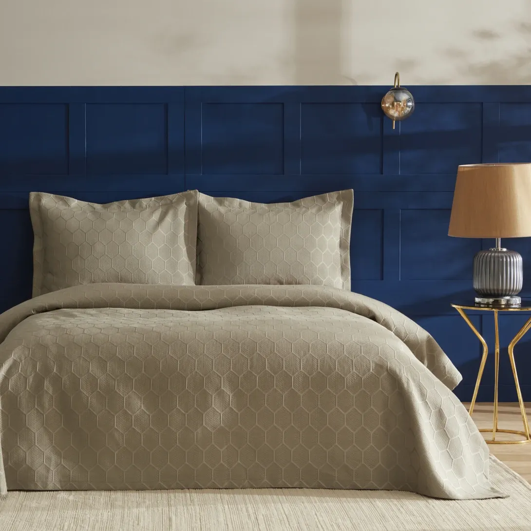 Nautica Home Polygon Tek Kişilik Yatak Örtüsü
