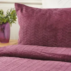 Karaca Home Mürdüm Tek Kişilik Wellsoft Yatak Örtüsü