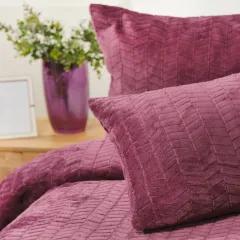 Karaca Home Mürdüm Tek Kişilik Wellsoft Yatak Örtüsü