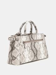 Lefia Python-Print Shoulder Bag
