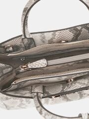 Lefia Python-Print Shoulder Bag