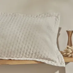 Karaca Home Breeze Soft Çift Kişilik Yatak Örtüsü Takımı Ekru