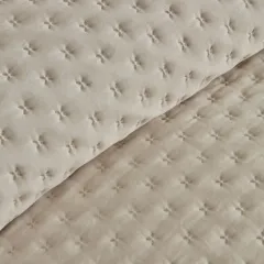 Karaca Home Breeze Soft Çift Kişilik Yatak Örtüsü Takımı Ekru