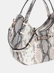 Lefia Python-Print Shoulder Bag