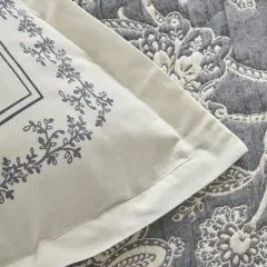 Karaca Home Clay Çift Kişilik Yatak Örtüsü Seti İndigo