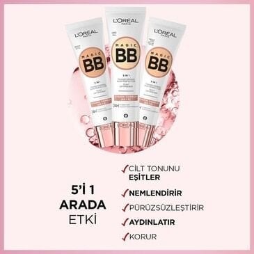 L'Oreal Paris C'est Magic BB Krem 03 Medium Light
