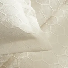 Nautica Home Polygon Antic Çift Kişilik Yatak Örtüsü Seti White