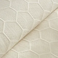 Nautica Home Polygon Antic Çift Kişilik Yatak Örtüsü Seti White