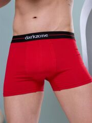 Likralı Kırmızı Erkek Boxer
