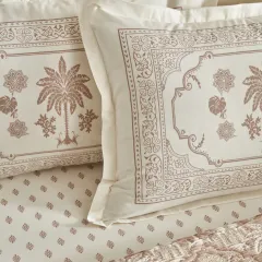 Karaca Home Palm Blush Çift Kişilik Yataj Örtüsü Seti