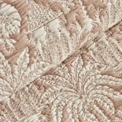 Karaca Home Palm Blush Çift Kişilik Yataj Örtüsü Seti