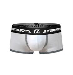 Biyeli Beyaz Erkek Boxer L