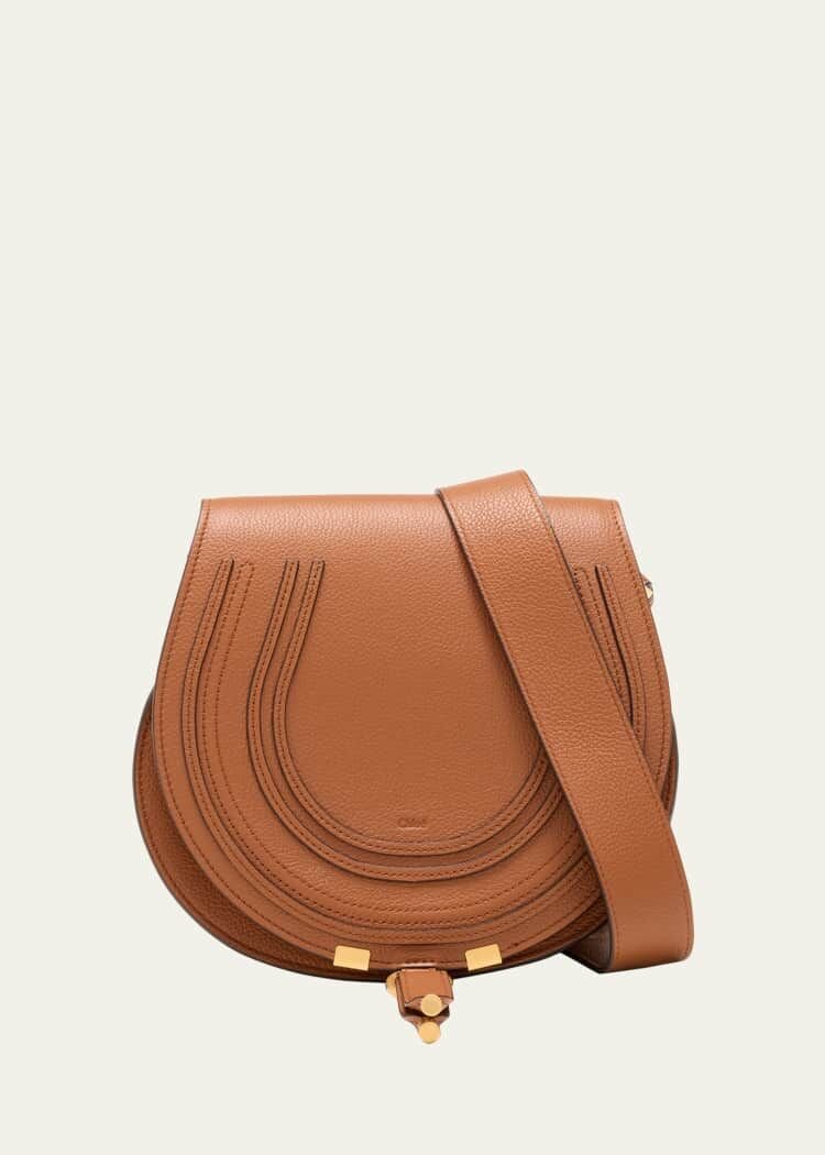 CHLOE Marcie Medium Slim Crossbody Bag in Grained Calfskin