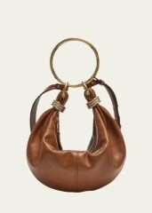 CHLOE Bracelet Bag Mini in Shiny Grained Calfskin