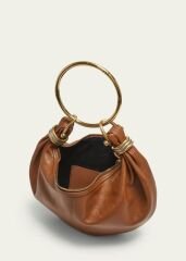 CHLOE Bracelet Bag Mini in Shiny Grained Calfskin
