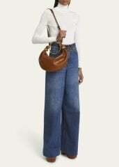 CHLOE Bracelet Bag Mini in Shiny Grained Calfskin