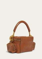 CHLOE Camera Bag Small in Natural Shiny Calfskin