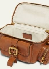 CHLOE Camera Bag Small in Natural Shiny Calfskin