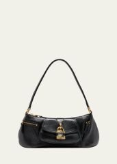 CHLOE The 99 Shoulder Bag in Shiny Grained Calfskin
