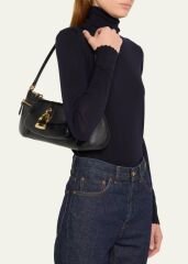 CHLOE The 99 Shoulder Bag in Shiny Grained Calfskin