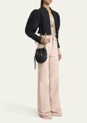 CHLOE Sea Treasures Pleated Crossbody Bag in Leather