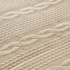 Nautica Home Rope Çift Kişilik Yatak Örtüsü Seti Beige