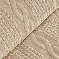 Nautica Home Rope Çift Kişilik Yatak Örtüsü Seti Beige