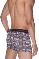 Vintage Baskılı Erkek Boxer (Dijital Baskılı)