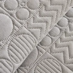 Kaşmir Home Tia Çift Kişilik Yatak Örtüsü Takımı Gri