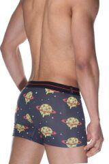 Pizza Desenli Erkek Boxer (Dijital Baskılı)