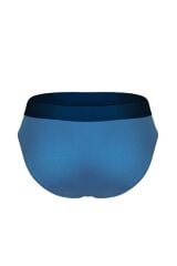 Erkek Lastikli Mavi Bambu Slip