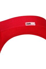 Erkek Lastikli Kırmızı Bambu Slip