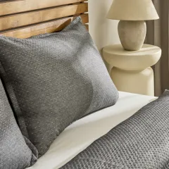 Kaşmir Home Arven Çift Kişilik Yatak Örtüsü Takımı Antrasit