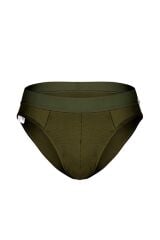 Erkek Lastikli Haki Bambu Slip