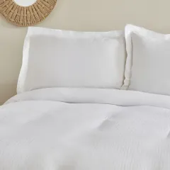 Karaca Home Minel Çift Kişilik Pike Yatak Örtüsü Seti Offwhite