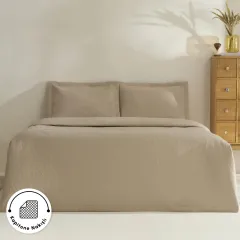 Karaca Home Juno Çift Kişilik Yatak Örtüsü Bej