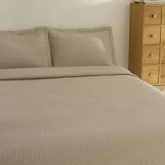 Karaca Home Juno Çift Kişilik Yatak Örtüsü Bej
