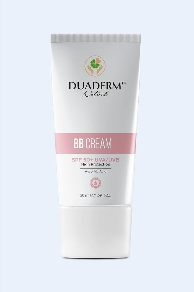 Duaderm Natural Duaderm Besleyici BB Krem, SPF 50+ UVA/UVB Koruma, Nude Ton, 50 ml
