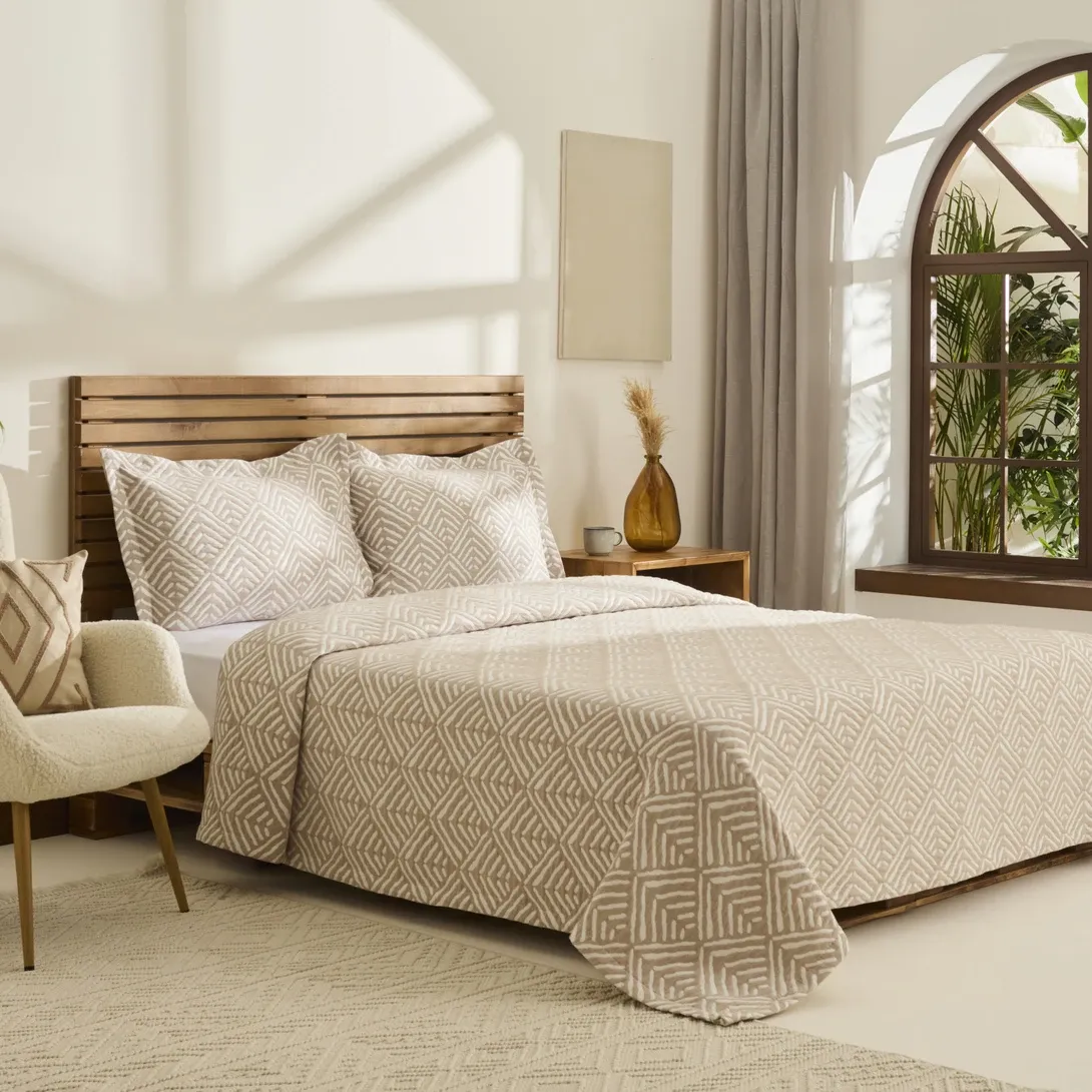 Kaşmir Home Space Çift Kişilik Yatak Örtüsü Takımı
