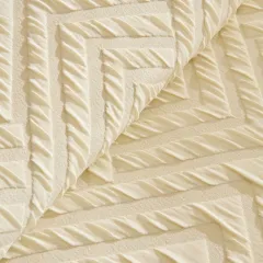 Kaşmir Home Essence Çift Kişilik Yatak Örtüsü Takımı Ekru