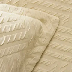 Kaşmir Home Essence Çift Kişilik Yatak Örtüsü Takımı Ekru