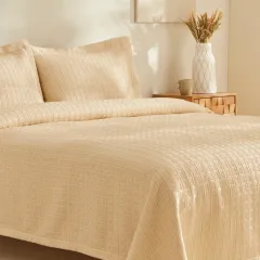 Karaca Home Cool Touch Çift Kişilik Yatak Örtüsü Bej