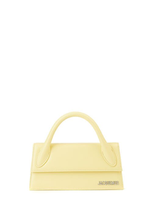 Jacquemus Le Chiquito Long Yellow Women's Leather Bag