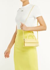 Jacquemus Le Chiquito Long Yellow Women's Leather Bag