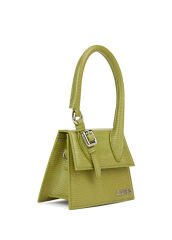 Jacquemus Le Chiquito Moyen Boucle Green Women's Leather Bag